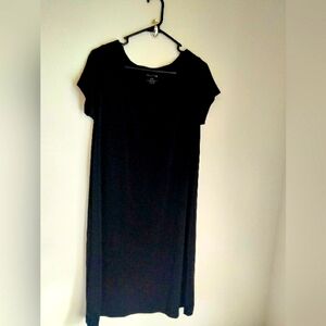 White Stag Dress Women Medium Black Midi Elegant Preppy Party Witchy Office Y2K